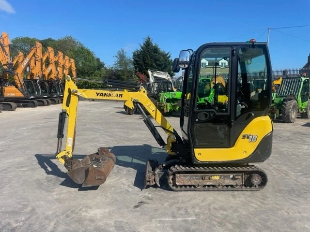 2020 YANMAR SV18 MINI EXCAVATOR DIGGER 1130HR 14 500 VAT eBay
