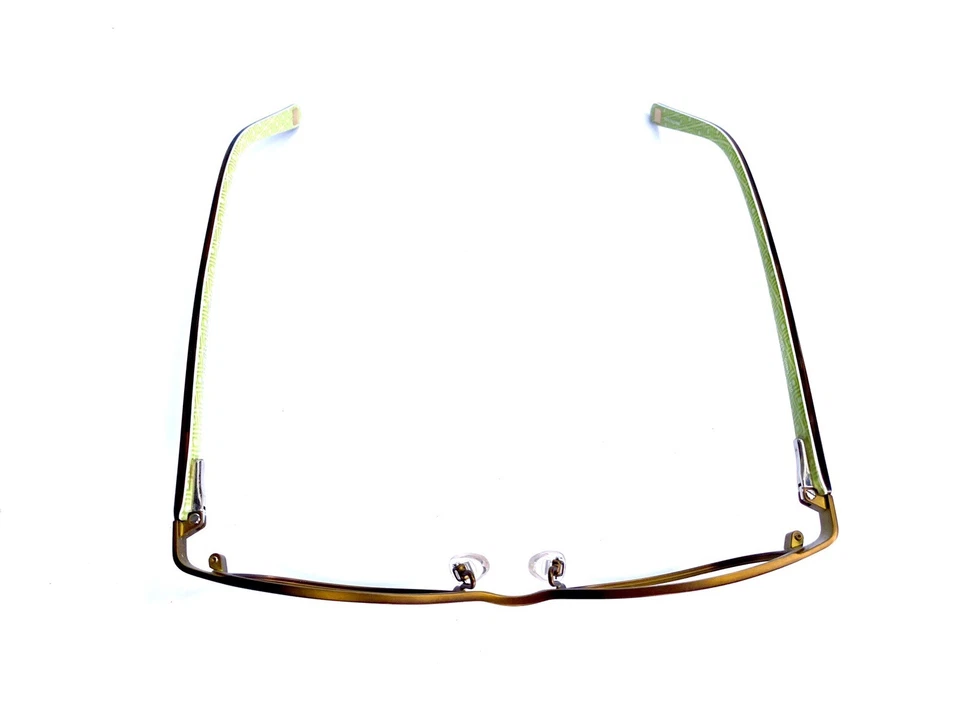 Gafas ovaladas de metal cobre Liz Claiborne con templos de tortuga L425 0RH9 48 16 130 Foto 4 de 4