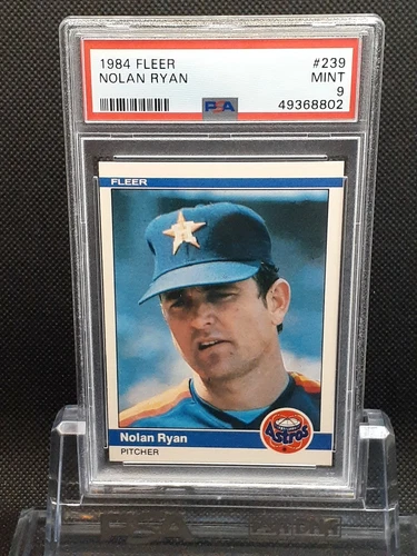 1984 Fleer #239 Nolan Ryan - HOF -  Astros - PSA 9 - MINT - 49368802 -  🔥⚾🔥