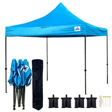 10'x10' Pop Up Canopy Tent EZ Instant Shelter w Wheel Bag  Sand Bags - D Model