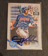 Greg Allen Autograph Signed 2018 Topps Gypsy Queen RC Cleveland Indians