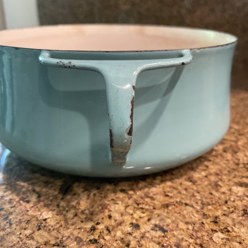Vintage Dansk Kobenstyle Turquoise Enamel  Dutch Oven Stock Pot Denmark MCM - Bild 5 von 8