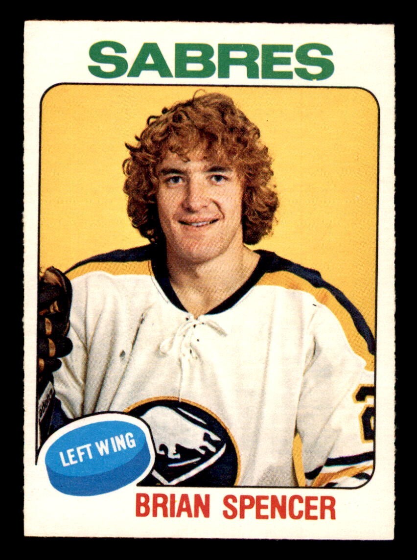1975 OPC O-Pee-Chee Hockey #384 Brian Spencer NM *e1