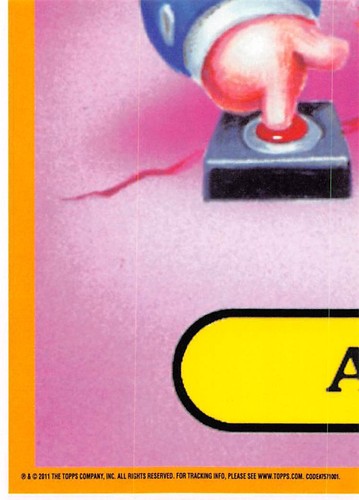GARBAGE PAIL KIDS 2011 FLASHBACK SERIES 2 PICK-A-CARD YELLOW BASE STICKERS TOPPS - Picture 181 of 321