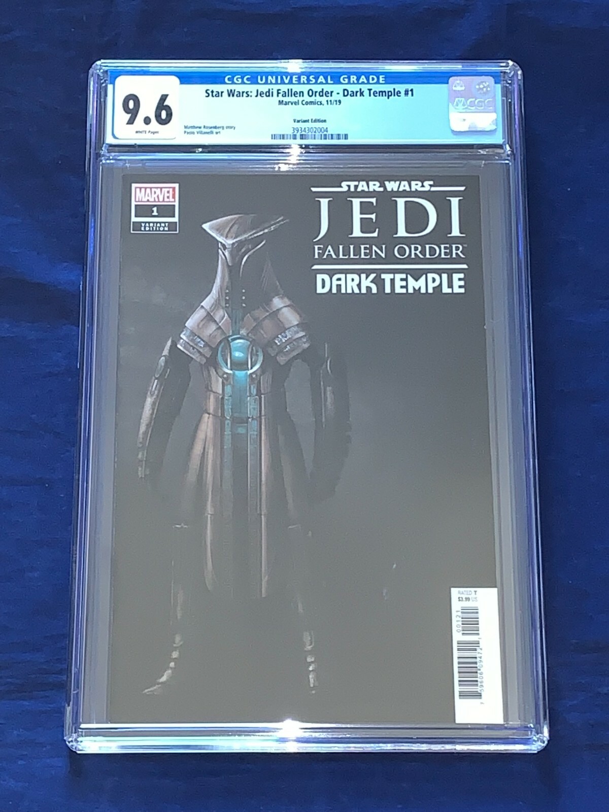 Star Wars Jedi Fallen Order Dark Temple #1 Game Variant CGC 9.6 1st Cere Junda 