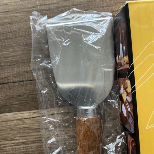 Juego de Cuchillos de Queso con Mango de Madera Mini Juego de Cuchillos de Queso de Acero Inoxidable/x - Imagen 5 de 9