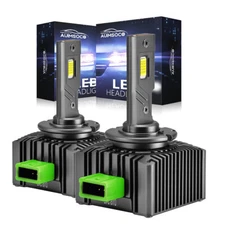 D3S LED Headlight Bulb 8000LM Super Bright Direct Replace for 16 Audi HID Xenon