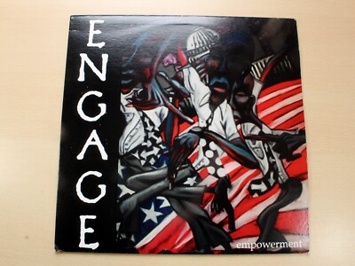 Engage/Empowerment/1993 Redemption Records LP + Insert/Red Vinyl/EX