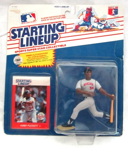 KIRBY PUCKETT 1988 STARTING LINE-UP SLU GRAY JERSEY ROOKIE FIGURE!TWINS OF RC-V2 - Picture 1 of 2