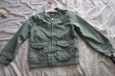 OshKosh B'gosh Genuine Bomber Green Zip Up Jacket 3T, NWT