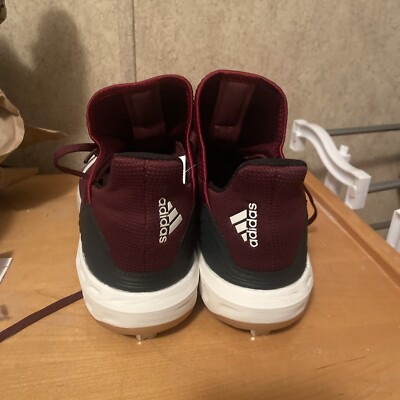 Adidas Men’s Baseball Cleats Maroon White Boost Icon 4 Size 14 Adidas Baseball Cleats Mens 14 Maroon White Boost Icon 4  main image 4