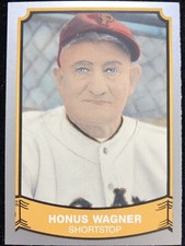 PACIFIC LEGENDS #211 HONUS WAGNER HOF 1989 VINTAGE PLAYER PIRATES LIFE BA 329