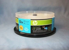 HP Inkjet Printable CD-R 52x 700MB 80 Min -  White Matte - 16 pack Open Box