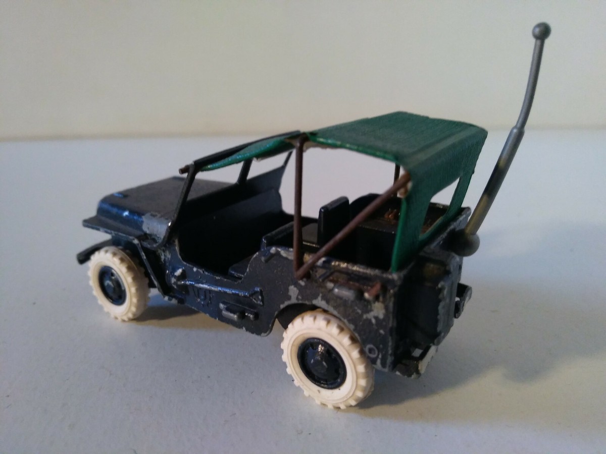 CODE 3 DINKY TOYS JEEP WILLYS BÂCHEE & remorque 1/4 Ton - Ô TANT JADIS