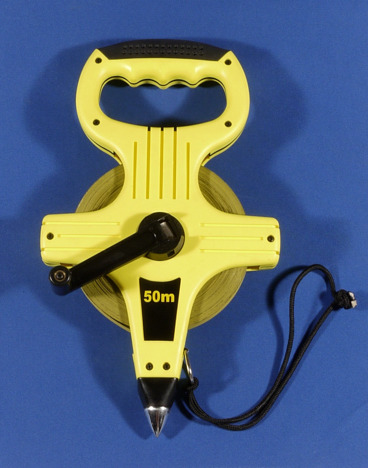 PRL) ROTELLA METRICA ACCIAIO BINDELLA 50m STEEL TAPE MEASURING WHEEL METRO