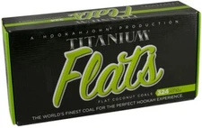 HOOKAHJOHN TITANIUM FLAT 324 HOOKAH COAL