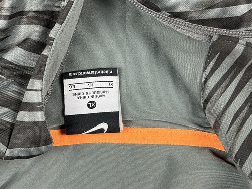 Nike Kevin Durant KD Hoodie Track Jacket Youth Boys YXL Full Zip Green Gray Logo - Picture 5 of 8
