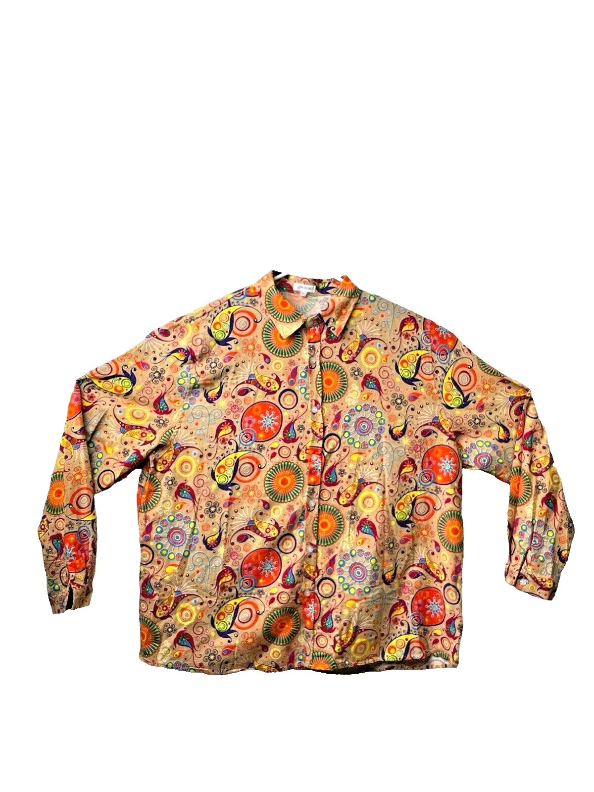 Camisas de vestir Paisley Lino para hombres