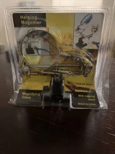 Unopened HELPING HANDS Magnifier MAGNIFYING GLASS in Package HARBOR FREIGHT