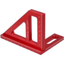 1PC Alloy 45 90 Degree Gauge Square Multifunction Ruler Miter Triangle Ruler