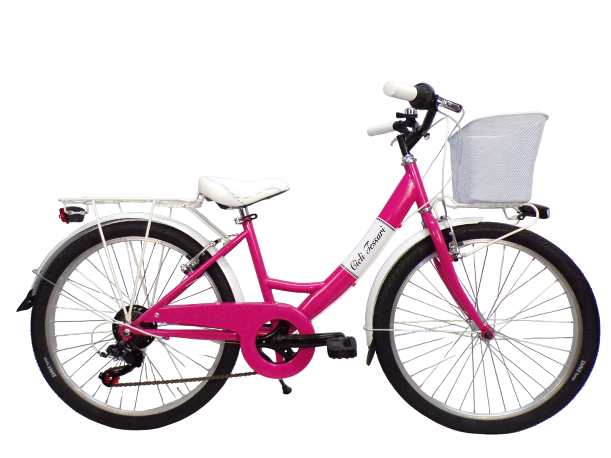 Cicli Tessari bicicletta da bambina bici city bike 24'' per anni