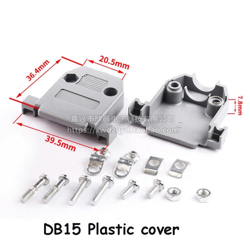 9-Way 15-Way 25-Way D Sub Connector Female Male Plug Socket Plastic Hood Cover - Picture 20 of 22