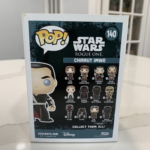 Funko POP! Star Wars Rogue One Chirrut Imwe #140 Vinyl Figure - Picture 4 of 12