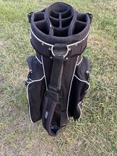 OGIO Uniter 15-Way divider Club Management System Cart Golf Bag Black W/Rain Cov