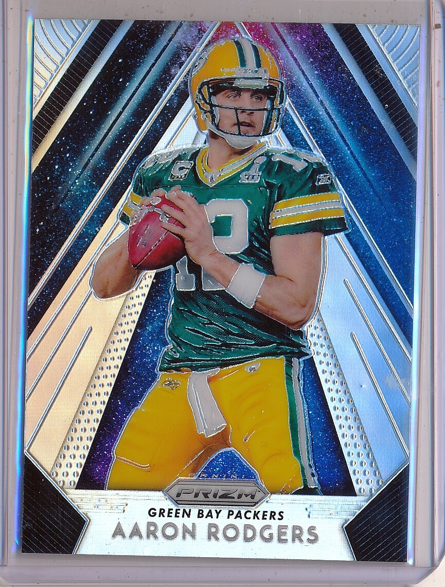 AARON RODGERS - 2018 Prizm APEX Prizm SILVER Prizm Insert A6 - Packers SP