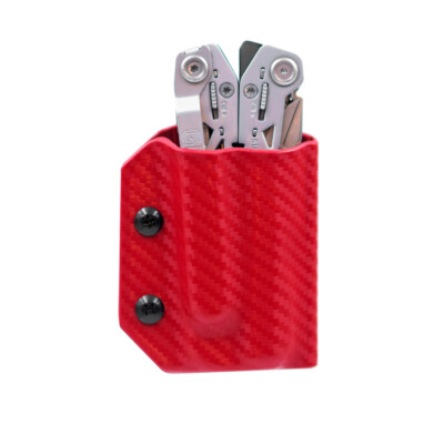 Gerber suspension NXT Gürtelhalter   rot carbon Design  / Kydex   no tool