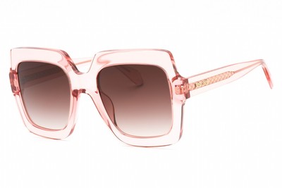 NEW Just Cavalli SJC023-06M5 Shiny Transparent Peach Sunglasses