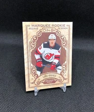2023-24 O-Pee-Chee Luke Hughes “MARQUEE ROOKIE” WOOD UNANNOUNCED SSP RC #W-LH 📈