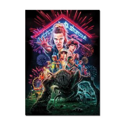 Stranger Things 3 Filmposter | Offizielles Kino Wandbild - Filmdrucke A4 A3