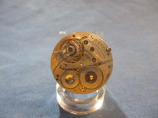 Watchmaker Estate WALTHAM Model 1908 16s 15j PW Movement for Parts or Repair