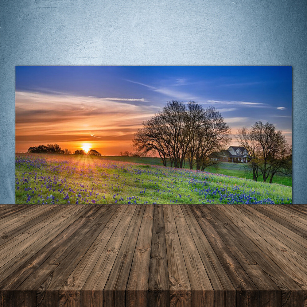 Crédence de cuisine en verre anti-tache 140x70 cm pour masquer un vieux carrelage