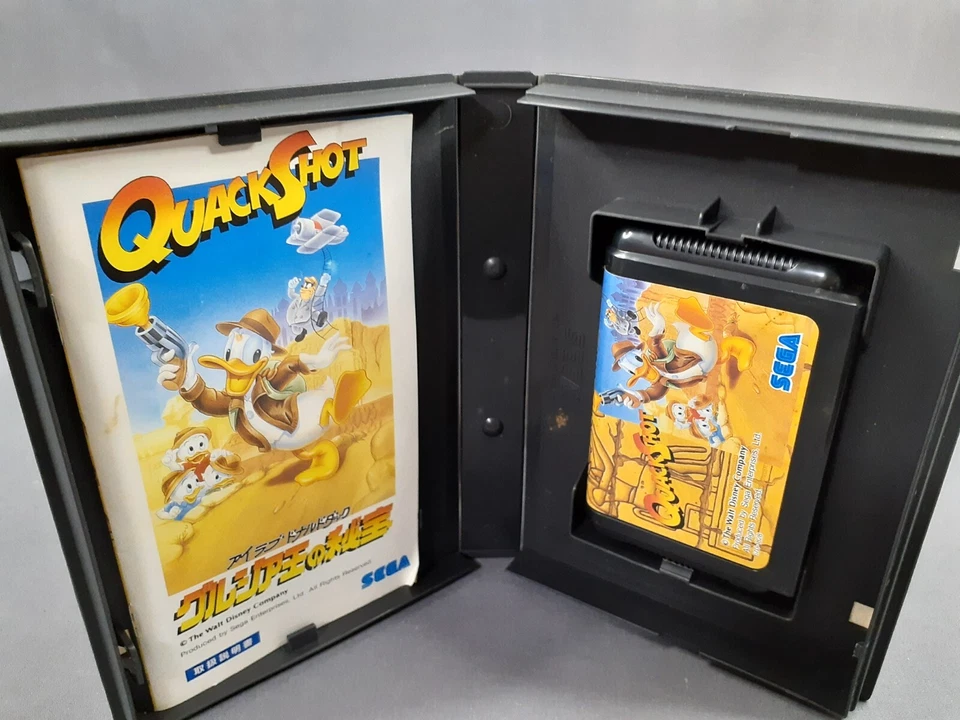 SEGA MEGADRIVE MEGA DRIVE MD  QUACKSHOT The Treasure of Georgia NTSC-J Japanese - Image 2 of 4