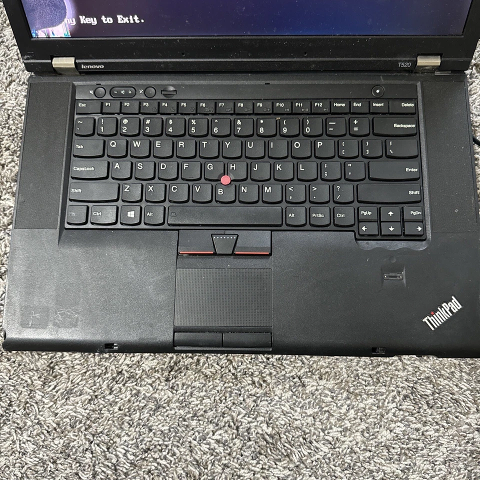 联想 Thinkpad T520 英特尔酷睿 i5 -2520M 2.50GHZ 8GB RAM 无硬盘屏幕有裂纹 — 第 3/4 张图片