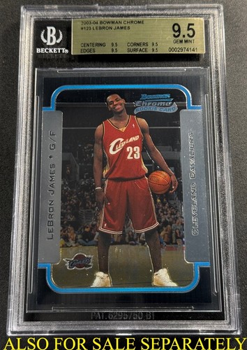 LEBRON JAMES 2005 UPPER DECK SP GAME USED #16 GOLD PARALLEL /25 PSA 9 POP1 - Picture 14 of 24