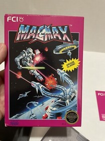 MagMax (NES, 1988) Complete W/ Game, Box, Manual, Sleeve & Plastic Protector!!