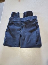 Nine West Womens Heidi Pull On Crop Jeans Size 6Black Denim Stretch