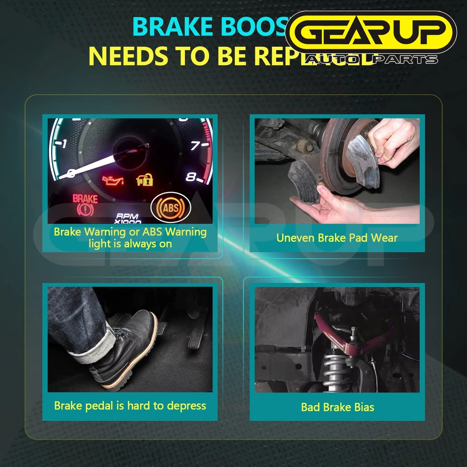 Aspiradora de refuerzo de freno para 99-07 Ford E-150 E-250 Econoline E-350 Club Wagon Foto 4 de 4