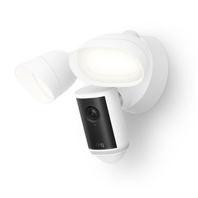 *NEU* Ring Floodlight Cam Pro (neueste Generation, weiß, Netzhaut 4K)   SCHNELLER VERSAND