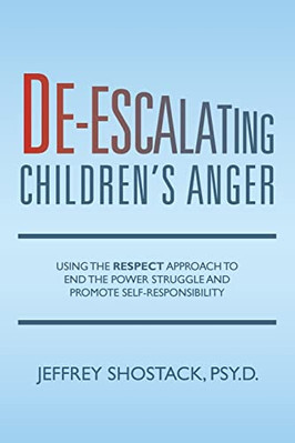 De-escalating Childrens Anger - Paperback - VERY GOOD