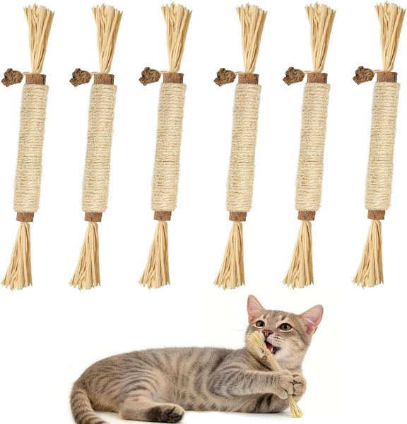 Katzenspielzeug Katzenminze Sticks 6 StüCk - NatüRliches Matatabi Stick-image