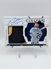 Adam Frazier 2022 National Treasures Colossal Material Auto Gold /49 Jersey SSP