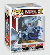 Image of BLUE-EYES WHITE DRAGON Yu-Gi-Oh! Premium Funko POP! Animation #2316 Figure NEW