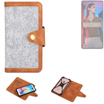 Schutz-Hülle für Tecno Camon 20 Pro 5G Handyhülle, hellgrau