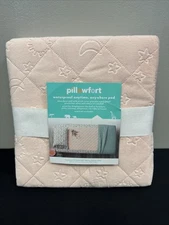 Pillowfort Absorbent Waterproof Anywhere Pad w/Plush Cover, 30" x 54" Pink