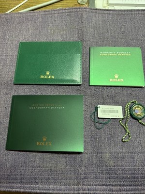 2016 Rolex Daytona Booklet;tag;card holder Full Set Accessories Eng Version