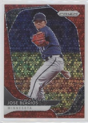 2020 Panini Prizm Tier II Quick Pitch Red Donut Circle 13/99 Jose Berrios 0d07